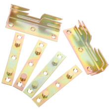 24 Pcs Bed Frame Brackets Heavy Duty Bed Rail Supports