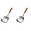 2Pcs Household Frying Strainer Multi Function Spoon Stainless Steel 2