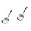 2Pcs Household Frying Strainer Multi Function Spoon Stainless Steel 4