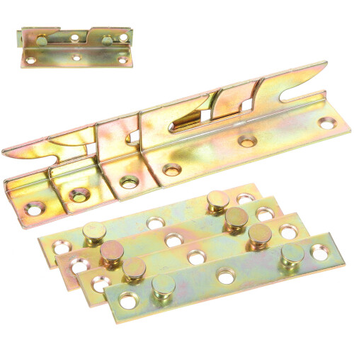 24 Pcs Bed Frame Brackets Heavy Duty Bed Rail Supports 1