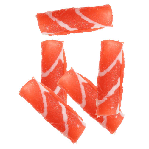10 Pcs Artificial Meat Roll Props For Food Display And Hot Pot 1
