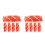 10 Pcs Artificial Meat Roll Props For Food Display And Hot Pot 8