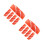 10 Pcs Artificial Meat Roll Props For Food Display And Hot Pot 7