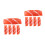 10 Pcs Artificial Meat Roll Props For Food Display And Hot Pot 10