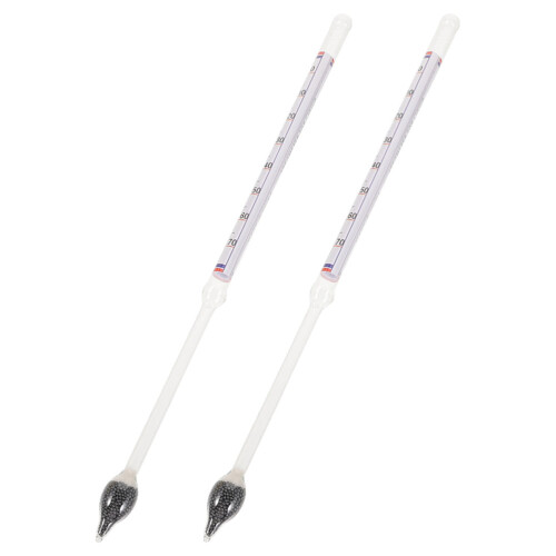 6 Pcs Maple Syrup Hydrometer Sugar Gauge Beer Scale Liquid Measurement 2