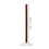 Compact D Key Bamboo Flute 44 Cm Portable Chinese Dizi For Beginners 3
