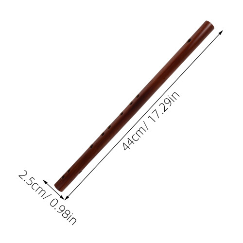 Compact D Key Bamboo Flute 44 Cm Portable Chinese Dizi For Beginners 1