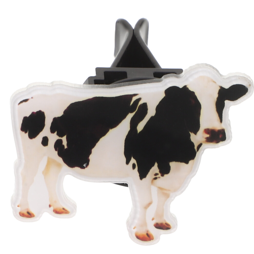 5Pcs Car Air Freshener Vent Clip Acrylic Cow Design 033394990206
