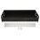 (Grey) Floating Shelves Aluminum Wall Mounted Decorative Shelf Black 1