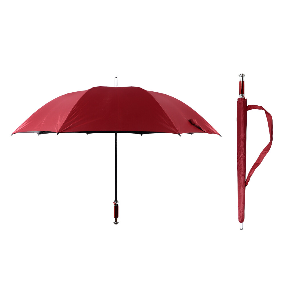 (Dark Blue VIP Second Generation) UV Golf Umbrella Automatic Black 130cm Diameter Wine Red VIP-image-OPC-PKXVQHB-NEW