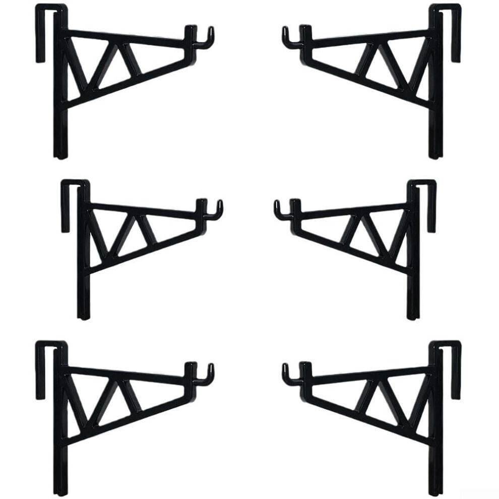 Beehive Frames Holder Racks 6-Piece Set Sturdy Black Beekeeping Equipment For Frames-image-OPC-PKXVR89-NEW