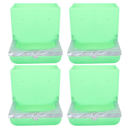 8 Pcs Rabbit Feeding Bowl Plastic Pet Eating Bowl Accessories