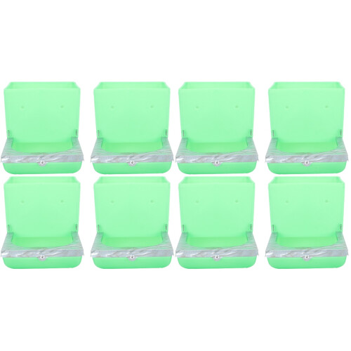 8 Pcs Rabbit Feeding Bowl Plastic Pet Eating Bowl Accessories 1