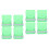 8 Pcs Rabbit Feeding Bowl Plastic Pet Eating Bowl Accessories 4