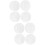 2 Sets Moon Phase Window Clings For Bird Strike Prevention 9