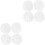 2 Sets Moon Phase Window Clings For Bird Strike Prevention 5