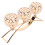 Crystal Candle Holder 3 Heads Windproof Gold 4