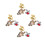 12 Pcs Adjustable Crochet Ring For Yarn Tension And Sewing 8