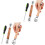 2 Sets Screen Roller And Spline Tool For Window Screen Repair 3