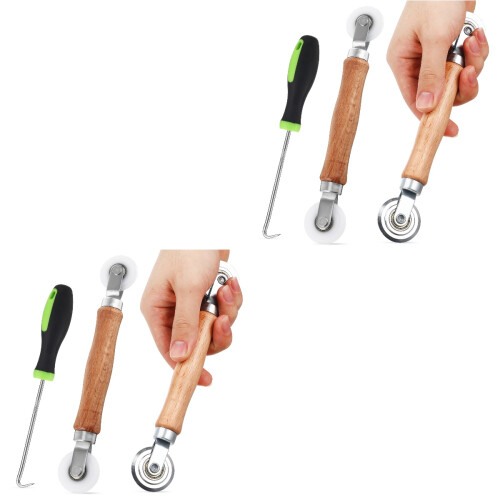 2 Sets Screen Roller And Spline Tool For Window Screen Repair 2