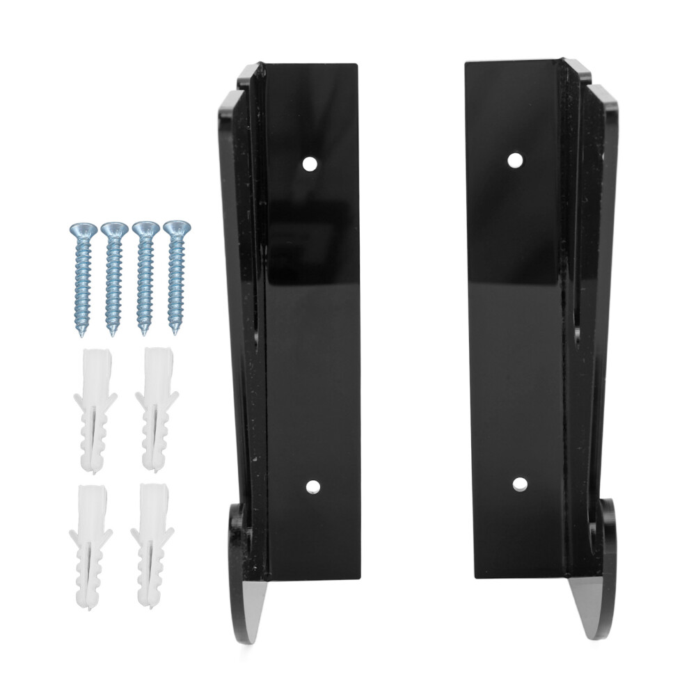 2 Pcs Acrylic Skateboard Rack With Hooks 609610747253