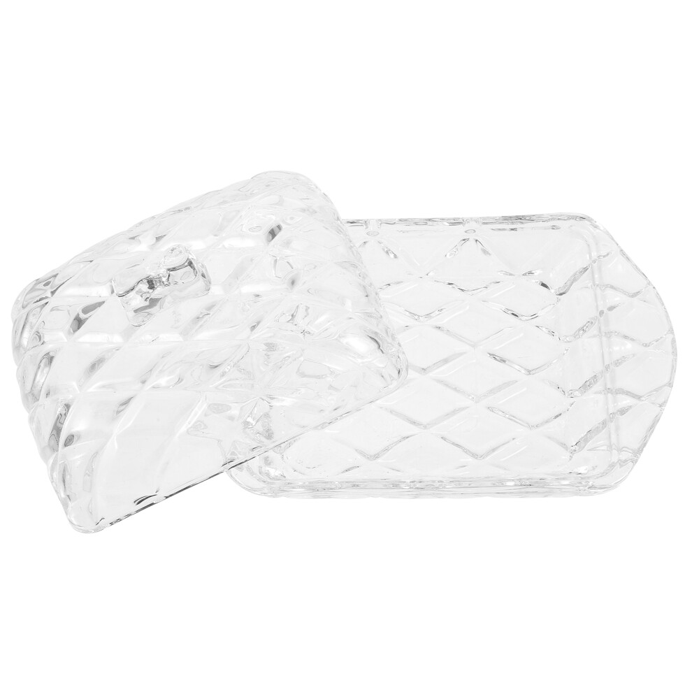 2Pcs Glass Snack Plate With Lid For Dessert And Fruit-image-OPC-PKXVRJW-NEW