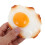 6Pcs Anti-Corrosive PVC Fried Egg Model Fun Kitchen Decor Prop 6