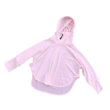 Kinder Sonnen-Schutztuch Hoodie Eis-Seide UV-Schutz Pink für Jungen und Mädchen