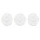 3Pcs Glass Tea Coaster Teacup Saucer Compact Elegant Mug Pad Decor 6