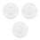 3Pcs Glass Tea Coaster Teacup Saucer Compact Elegant Mug Pad Decor 9