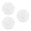 3Pcs Glass Tea Coaster Teacup Saucer Compact Elegant Mug Pad Decor 4