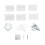 6Pcs Wall Mount Acrylic Record Shelf Floating CD Storage 1