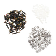 150 Pcs Zinc Alloy Dowel Pre Inserted Nut Cam Lock Fittings