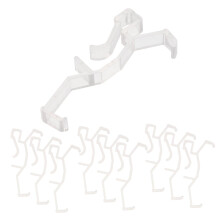 Plastic Valance Clips 10-Pack For Blinds Blind Brackets Hidden Valance Clamps Household Accessories