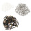 150 Pcs Zinc Alloy Dowel Pre Inserted Nut Cam Lock Fittings 2
