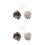 150 Pcs Zinc Alloy Dowel Pre Inserted Nut Cam Lock Fittings 8