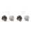 150 Pcs Zinc Alloy Dowel Pre Inserted Nut Cam Lock Fittings 4