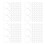 4Pcs Clear Glass Dome Cabochons 100Pcs Refrigerator Stickers 7