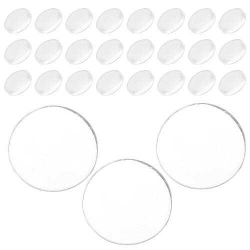 4Pcs Clear Glass Dome Cabochons 100Pcs Refrigerator Stickers 2