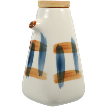 Keramik-Essigflasche, Essigspender, Sojasoßenbehälter, Gewürzflasche