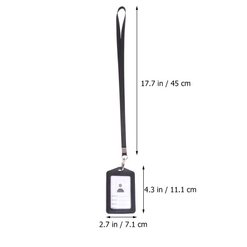 2 stücke transparente visitenkartenhalter, doppelseitig, schwarz 2