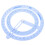 12 Pcs Circle Protractor Engraved Ruler For Accurate Angle Measurement 1