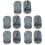 10 Pcs Ceramic Chopstick Rests Spoon Fork Holder Dinner Stand 8
