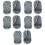 10 Pcs Ceramic Chopstick Rests Spoon Fork Holder Dinner Stand 9