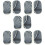 10 Pcs Ceramic Chopstick Rests Spoon Fork Holder Dinner Stand 10