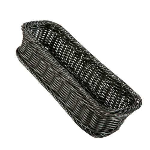 1 kunstrattankorb 28x11x7 cm dunkelgrau