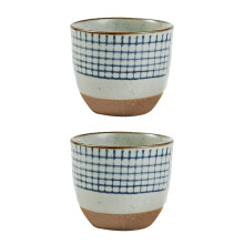 2Stk Handbemalte Keramik Sake Tasse Japanisches Design Für Zuhause
