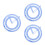 12 Pcs Circle Protractor Engraved Ruler For Accurate Angle Measurement 4