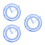 12 Pcs Circle Protractor Engraved Ruler For Accurate Angle Measurement 7
