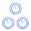 12 Pcs Circle Protractor Engraved Ruler For Accurate Angle Measurement 6